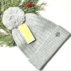 NWT, Michael Kors Knit Beanie With Pom